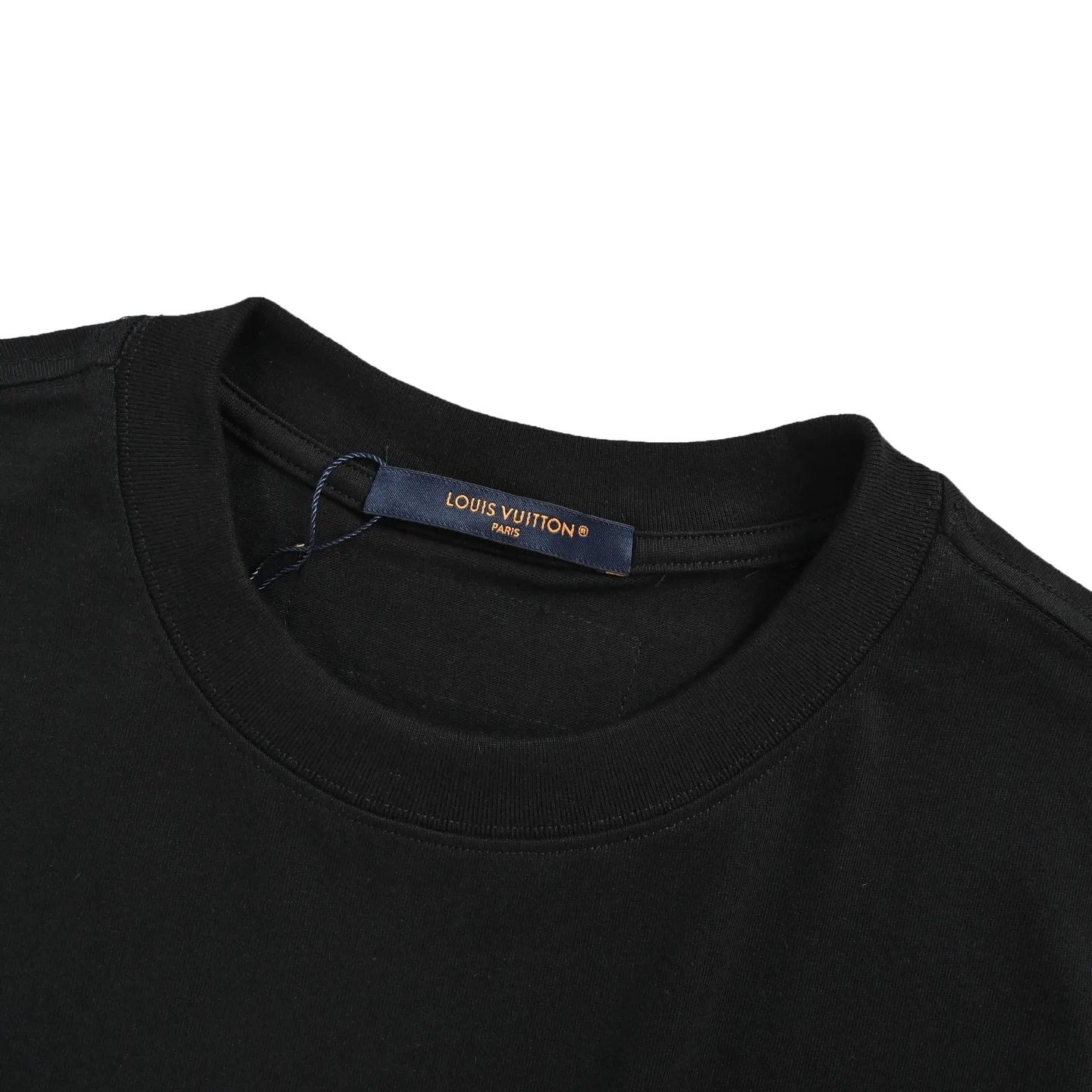 Louis Vuitton/Louis Vuitton colorful letter foam printed short sleeves